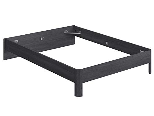 Marca Amazon - Movian Indre Modern - Base para cama de matrimonio con cabecero bajo, 194,5 x 144,5 x 31,7 cm (gris) Marca Amazon - Movian Indre Modern - Base para cama de matrimonio con cabecero bajo, 194,5 x 144,5 x 31,7 cm (gris)