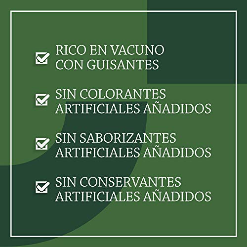 Marca Amazon - Solimo - Alimento seco completo para perro adulto rico en vacuno con guisantes, 1 Pack de 5 kg