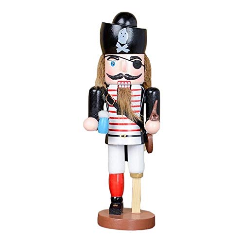 Marioneta De 25 Cm con Forma De Soldado Pirata, Pintura Clásica A Mano, Marioneta, Decoración De Ventana De Centro Comercial, Cascanueces