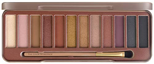 Markwins Essentials Naked Eyes - Paleta de Sombras de Ojos - Paleta con 12 Sombras de Ojos Naturales - Set de Maquillaje Profesional - California Collection - Kit de Maquillaje para Mujeres