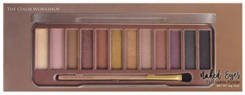 Markwins Essentials Naked Eyes - Paleta de Sombras de Ojos - Paleta con 12 Sombras de Ojos Naturales - Set de Maquillaje Profesional - California Collection - Kit de Maquillaje para Mujeres