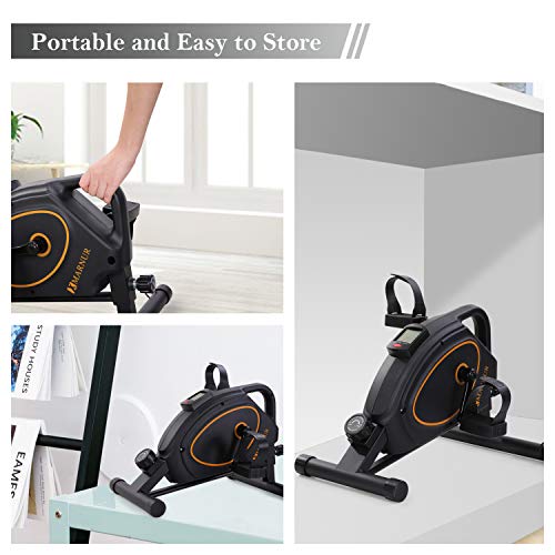 MARNUR - Mini Bicicleta Estática Pedales Estaticos Pedaleador Máquinas para Entrenamiento de Brazos y Piernas LCD Pantalla y Resistencia Ajustable MARNUR - Mini Bicicleta Estática Pedales Estaticos Pedaleador Máquinas para Entrenamiento de Brazos y Piernas LCD Pantalla y Resistencia Ajustable