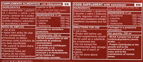 MARNYS BCAA Complet + Glutamina Aminoácidos 20 Viales MARNYS BCAA Complet + Glutamina Aminoácidos 20 Viales