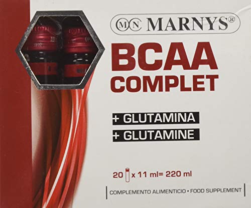 MARNYS BCAA Complet + Glutamina Aminoácidos 20 Viales MARNYS BCAA Complet + Glutamina Aminoácidos 20 Viales