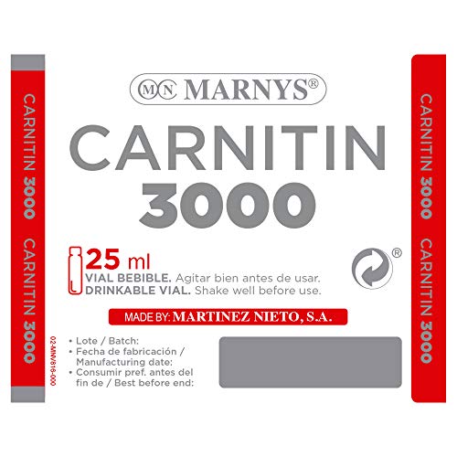 Marny's Carnitin 3000-14 Viales 350 ml
