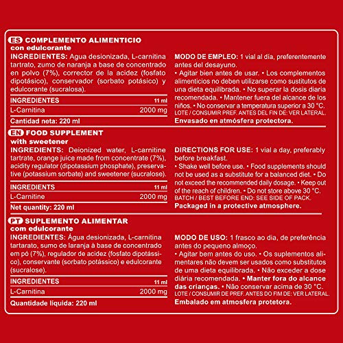 MARNYS L-Carnitina Líquida 2000mg 20 Viales