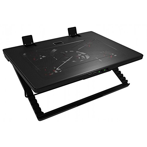 Mars Gaming MNBC2, Base PC, 5 Ventiladores, LED Roja, 2 x USB 2.0, 17.35", Negro Mars Gaming MNBC2, Base PC, 5 Ventiladores, LED Roja, 2 x USB 2.0, 17.35", Negro