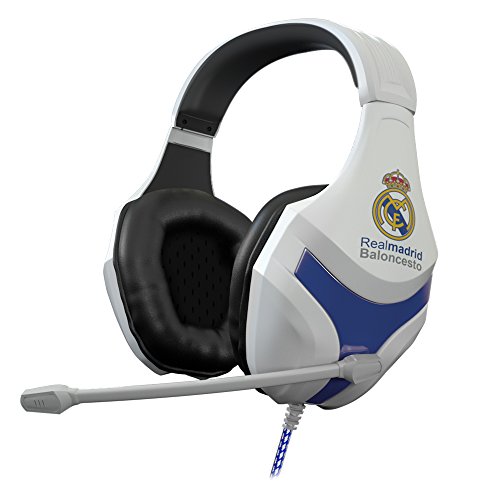 MARSGAMING Mars Gaming MHRM, Cascos Gaming Real Madrid, Superbass, PC/PS4/PS5/XBOX/SWITCH