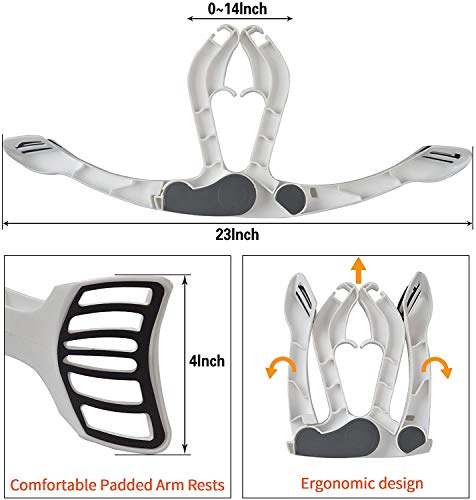 Martiount Máquinas de Brazo, Wonder Arms, Antebrazo Ejercitador Muñeca Ejercitador Equipo con 3 Bandas de Resistencia, Compacto y portátil Armas máquina de Ejercicio (Blanco) Martiount Máquinas de Brazo, Wonder Arms, Antebrazo Ejercitador Muñeca Ejercitador Equipo con 3 Bandas de Resistencia, Compacto y portátil Armas máquina de Ejercicio (Blanco)
