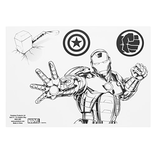 Marvel Vinilo para portátil, Multicolor, 3x17.4x24 cm Marvel Vinilo para portátil, Multicolor, 3x17.4x24 cm