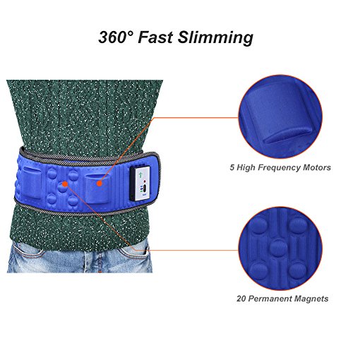 Masaje Vibración Eléctrico, Cinturón de Masaje Pérdida de Peso para Partes del Cuerpo, Cadera, Espalda y área Abdominal, Que Quema Grasa y Adelgazar Masaje Vibración Eléctrico, Cinturón de Masaje Pérdida de Peso para Partes del Cuerpo, Cadera, Espalda y área Abdominal, Que Quema Grasa y Adelgazar