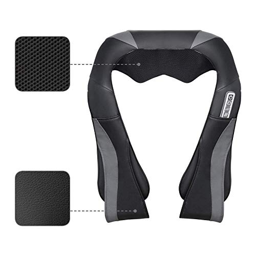 Masajeador Cuello Cervical Espalda Eléctrico, Masajeador de Hombros con Calor, 3 Niveles de Intensidad Ajustables para la Casa y la Oficina Masajeador Cuello Cervical Espalda Eléctrico, Masajeador de Hombros con Calor, 3 Niveles de Intensidad Ajustables para la Casa y la Oficina