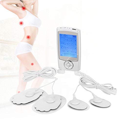 Masajeador de cuello y espalda, Dispositivo de electroestimulación,Relaje los músculos del cuerpo, alivie la fatiga muscular, puede ajustar 16 modos, adecuados para una variedad de personas.(EU) Masajeador de cuello y espalda, Dispositivo de electroestimulación,Relaje los músculos del cuerpo, alivie la fatiga muscular, puede ajustar 16 modos, adecuados para una variedad de personas.(EU)