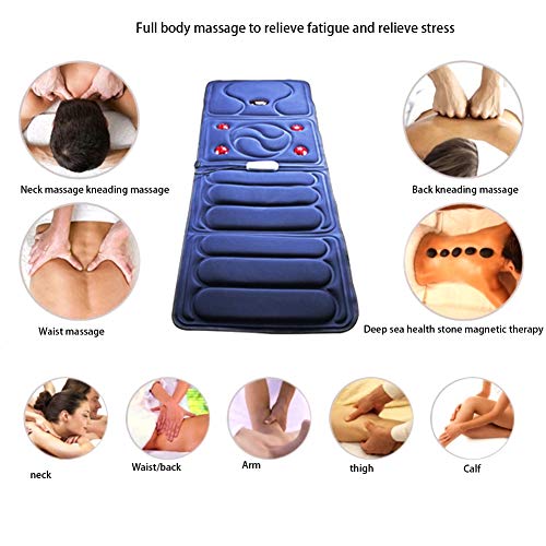 Masajeador Estera con Calor,5 Grandes infrarrojo Calentar Caliente amasadura Masaje,8 Vibración Motores Masaje Colchón Masajeador de Cuerpo Aliviar Cuello, Espalda, Cintura,Piernas Dolor Masajeador Estera con Calor,5 Grandes infrarrojo Calentar Caliente amasadura Masaje,8 Vibración Motores Masaje Colchón Masajeador de Cuerpo Aliviar Cuello, Espalda, Cintura,Piernas Dolor