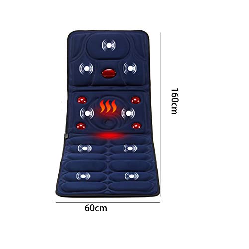 Masajeador Estera con Calor,5 Grandes infrarrojo Calentar Caliente amasadura Masaje,8 Vibración Motores Masaje Colchón Masajeador de Cuerpo Aliviar Cuello, Espalda, Cintura,Piernas Dolor Masajeador Estera con Calor,5 Grandes infrarrojo Calentar Caliente amasadura Masaje,8 Vibración Motores Masaje Colchón Masajeador de Cuerpo Aliviar Cuello, Espalda, Cintura,Piernas Dolor