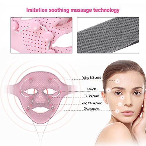 Máscara Facial Skin masajeador Eléctrico EMS vibración belleza masajeador elevación imán antiarrugas spa mascarilla masaje Máscara Facial Skin masajeador Eléctrico EMS vibración belleza masajeador elevación imán antiarrugas spa mascarilla masaje