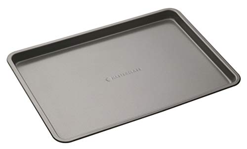 MasterClass Bandeja de Horno Antiadherente, Acero al Carbón sin BPA (Bisfenol) para Hornear y Asar a la Parrilla, 35 x 25 cm MasterClass Bandeja de Horno Antiadherente, Acero al Carbón sin BPA (Bisfenol) para Hornear y Asar a la Parrilla, 35 x 25 cm