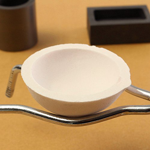 MASUNN 16 Oz De Oro De Grafito Crisol Taza + Pinzas + 1 Tazón De Fusión + Lingote De Fundición De Molde MASUNN 16 Oz De Oro De Grafito Crisol Taza + Pinzas + 1 Tazón De Fusión + Lingote De Fundición De Molde