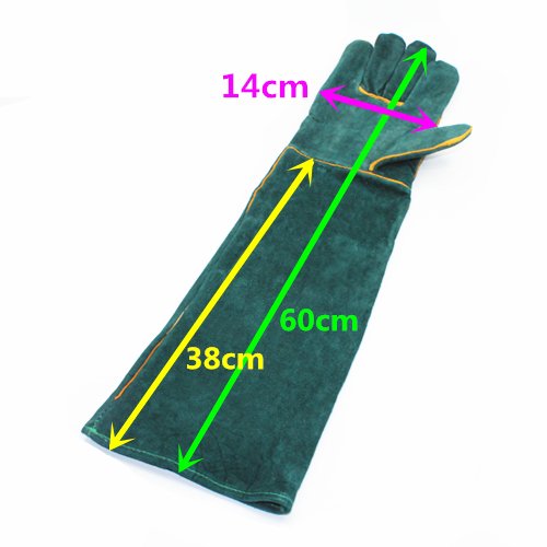 MASUNN Anti-Mordidas Seguridad Mordedura Guantes Ultra Largo Cuero Verde Mascotas Agarrar Morder Guantes De Protección para Captura Perro Gato Reptil Animal MASUNN Anti-Mordidas Seguridad Mordedura Guantes Ultra Largo Cuero Verde Mascotas Agarrar Morder Guantes De Protección para Captura Perro Gato Reptil Animal