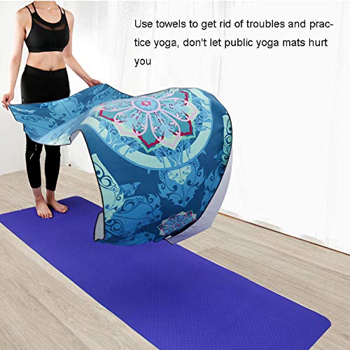 Mat Yoga Antideslizante Chakras Esterilla Gimnasia 72x2in/182x64cm Esterilla Yoga para Deportes, Entrenamiento, Fitness, M, Yoga, Pilates, Viajes, Camping Y Más Para Bikram, Ashtanga, Vinyasa Yoga