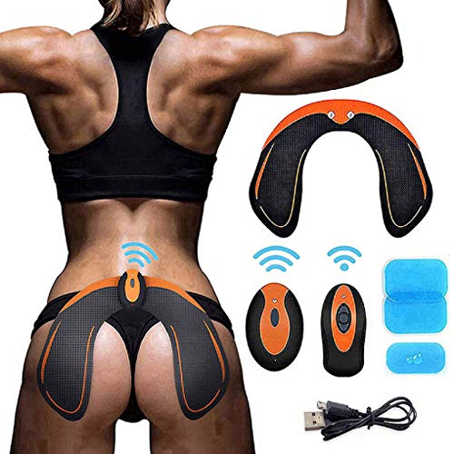 MATEHOM Hips Trainer Electroestimulador Muscular,Gluteos Estimulador de Glúteos Herramientas Nalgas HipTrainer para la Cadera Mujer USB Recargable