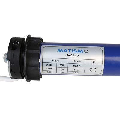 Matismo Motor para persiana AMT45 - Eje 60 mm - Hasta 40 Kg