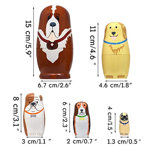 Matrioska rusa para niños, 5 unidades, animales matrioska de madera, juguete a partir de 3 años, regalo (ángel) Matrioska rusa para niños, 5 unidades, animales matrioska de madera, juguete a partir de 3 años, regalo (ángel)