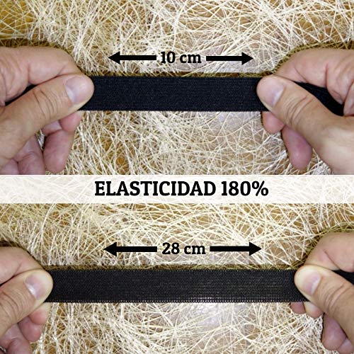 Matsa Cinta Costura, Blanco y Negro (Pack 25mm & 2 Unidades de 40mm), Lote de 4 Rollos x 5 Metros (Total 40m). Elástico Ancho Ropa, personalización, tapicería, Poliéster Matsa Cinta Costura, Blanco y Negro (Pack 25mm & 2 Unidades de 40mm), Lote de 4 Rollos x 5 Metros (Total 40m). Elástico Ancho Ropa, personalización, tapicería, Poliéster
