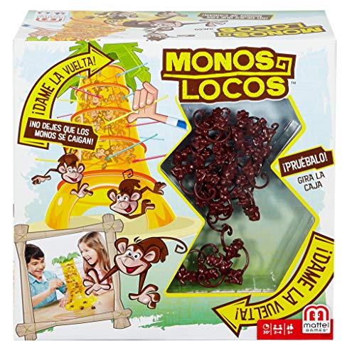 Mattel Games Monos Locos, juegos de mesa para niños (Mattel 52563) Mattel Games Monos Locos, juegos de mesa para niños (Mattel 52563)