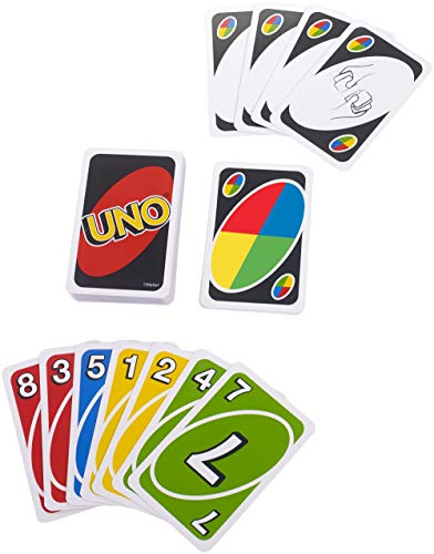 Mattel Games UNO classic, juego de cartas (Mattel W2087)