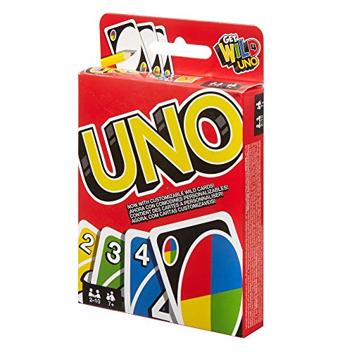 Mattel Games UNO classic, juego de cartas (Mattel W2087)