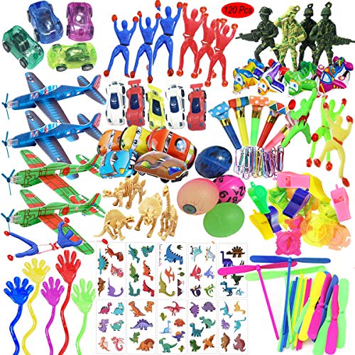 Mattelsen Juguetes Cumpleaños Infantiles Juguete del Partido Favor 120 Pcs Juguetes para Rellenar piñatas y Bolsas de Regalo de Fiestas de cumpleaños Infantiles o para el Colegio Mattelsen Juguetes Cumpleaños Infantiles Juguete del Partido Favor 120 Pcs Juguetes para Rellenar piñatas y Bolsas de Regalo de Fiestas de cumpleaños Infantiles o para el Colegio