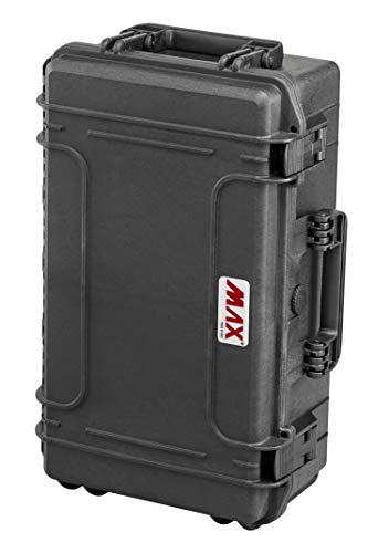 Max MAX505CAM IP67 resistente al agua nominal de tapas rígidas para fotografía equipo estanca resistente de transporte plástico/compartimentos acolchados/caja de transporte para iMac/caja de herramientas