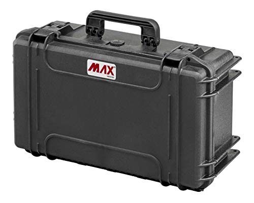 Max MAX505CAM IP67 resistente al agua nominal de tapas rígidas para fotografía equipo estanca resistente de transporte plástico/compartimentos acolchados/caja de transporte para iMac/caja de herramientas