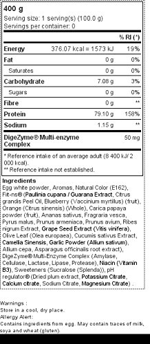 Max Protein Claras Deshidratadas Egg Proteína Huevo - 600 gr Max Protein Claras Deshidratadas Egg Proteína Huevo - 600 gr