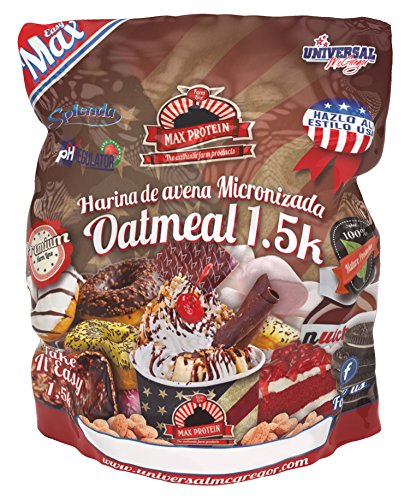 Max Protein Oatmeal Harina de Avena Termo-Activada - 1500 gr