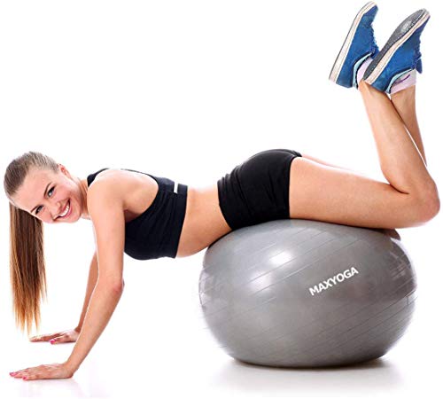 MAXDIRECT MAXYOGA® Pelota de Ejercicio Anti-Burst para Yoga, Equilibrio, Fitness, Entrenamiento, Balon Ejercicio Anti-explosión de 65cm, incluidos Bomba de Aire. MAXDIRECT MAXYOGA® Pelota de Ejercicio Anti-Burst para Yoga, Equilibrio, Fitness, Entrenamiento, Balon Ejercicio Anti-explosión de 65cm, incluidos Bomba de Aire.