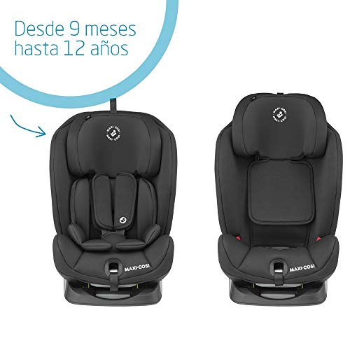 Maxi-Cosi Titan Silla Coche bebé grupo 1/2/3 isofix, 9 - 36 kg, silla auto bebé reclinable, crece con el niño desde 9 meses hasta 12 años, color negro Maxi-Cosi Titan Silla Coche bebé grupo 1/2/3 isofix, 9 - 36 kg, silla auto bebé reclinable, crece con el niño desde 9 meses hasta 12 años, color negro