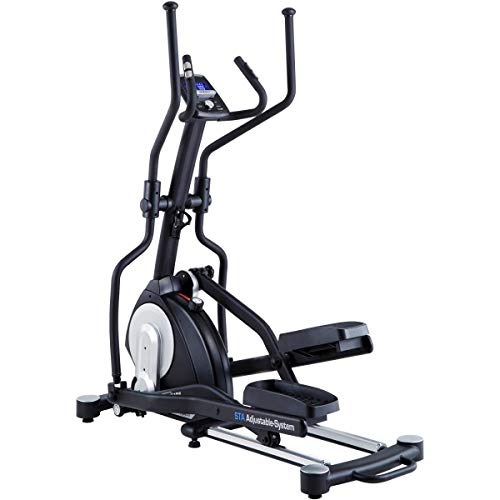 Maxxus Crosstrainer CX 7.4 - Elíptica con 5 niveles de ajuste de la longitud de zancada. Movimiento plano y elíptico como al correr o caminar. Sistema de frenado magnético eléctrico, programas de entrenamiento, programa HRC, sistema de raíles para un buen