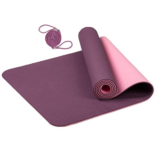 MAXYOGA MaxDirect Colchoneta para Yoga, Pilates, Gimnasia de Material Ecológico TPE. Esterilla Yoga Mat Antideslizante de Grosor de 6mm, tamaño 183cm x 61cm. Morada MAXYOGA MaxDirect Colchoneta para Yoga, Pilates, Gimnasia de Material Ecológico TPE. Esterilla Yoga Mat Antideslizante de Grosor de 6mm, tamaño 183cm x 61cm. Morada
