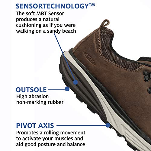 MBT Terra Lace Up M - Zapatillas de deporte para hombre, impermeables, color Marrón, talla 43.5 EU MBT Terra Lace Up M - Zapatillas de deporte para hombre, impermeables, color Marrón, talla 43.5 EU