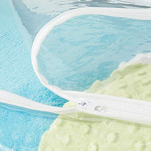 mDesign Juego de 4 bolsas para guardar ropa con cremallera – Guarda mantas alargado de polipropileno – Organizadores de armarios plegables para prendas y edredones – blanco/transparente mDesign Juego de 4 bolsas para guardar ropa con cremallera – Guarda mantas alargado de polipropileno – Organizadores de armarios plegables para prendas y edredones – blanco/transparente