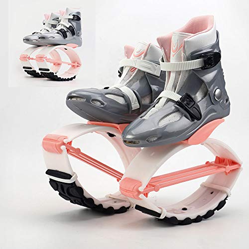 ME-Rollerns Calzado Adelgazante Calzado Deportivo Deportivo con Rebote Calzado tonificante Saltar Zapatilla de cuña White Pink 42-44