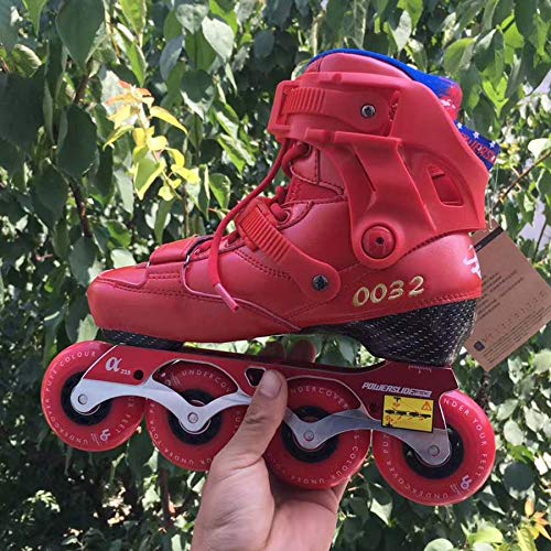 ME-Rollerns Hardcore Red Carbon Fibra Patines en línea Street Adultos Patinaje sobre Ruedas Patines de Patinaje Gratis Red 42 ME-Rollerns Hardcore Red Carbon Fibra Patines en línea Street Adultos Patinaje sobre Ruedas Patines de Patinaje Gratis Red 42