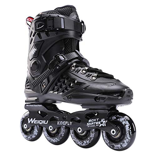 ME-Rollerns Zapatillas de Skate en línea deslizantes Patines de Ruedas Libres Zapatillas de Deporte Mujeres Hombres Patines para Profesionales White Purple 41 ME-Rollerns Zapatillas de Skate en línea deslizantes Patines de Ruedas Libres Zapatillas de Deporte Mujeres Hombres Patines para Profesionales White Purple 41