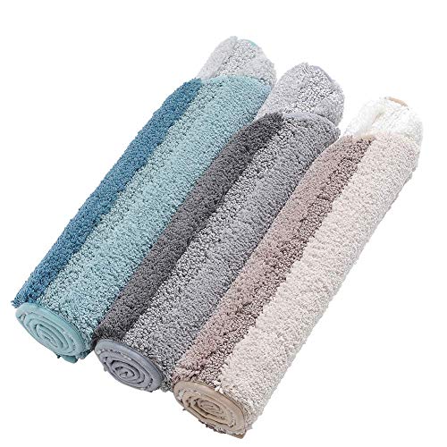 Media Luna Entrada Felpudo, Suave Absorbente Baño Tapete Antideslizante Semi Círculo Felpudo Alfombrilla Delantero Felpudo Alfombra Alfombra Ducha Alfombra para Interior Exterior - Gris, free size