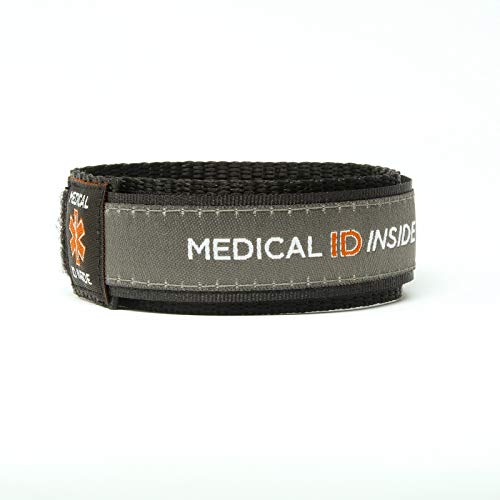 Medical Pulsera de identificación de gran valor. Obtenga la pulsera, 6 tarjetas de identidad de repuesto y rotulador especial. Pulsera de identificación médica para adultos y niños por Vital ID. 100% resistente al agua y a prueba de desgarros. Almacene co Medical Pulsera de identificación de gran valor. Obtenga la pulsera, 6 tarjetas de identidad de repuesto y rotulador especial. Pulsera de identificación médica para adultos y niños por Vital ID. 100% resistente al agua y a prueba de desgarros. Almacene co