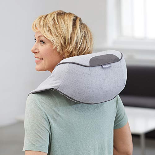 Medisana NM 890 - Masajeador shiatsu para el cuello con función de calentamiento, 3 velocidades, 2 tipos de masaje, experiencia de masaje como con los dedos, para hombro y cuello