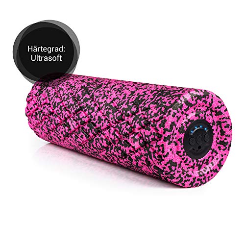 Medisana PowerRoll XT Ultrasoft Rodillo de fascia, de espuma para ejercicios faciales con función de vibración, de masaje para el entrenamiento de la fascia, tensión, 8 intensidades Medisana PowerRoll XT Ultrasoft Rodillo de fascia, de espuma para ejercicios faciales con función de vibración, de masaje para el entrenamiento de la fascia, tensión, 8 intensidades