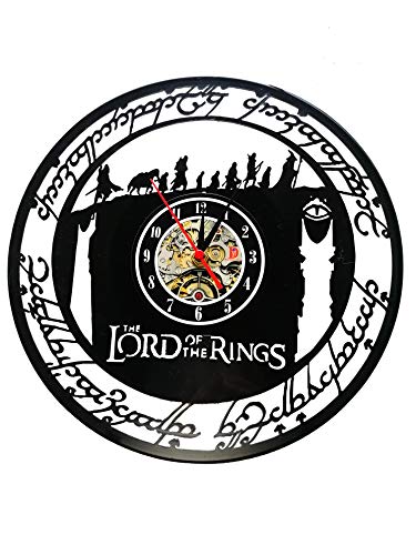 Meet Beauty Ding El Señor Anillo Vinyl Record Creative Reloj de Pared 30,5 cm Negro Round de Handmade de Wall Reloj Tiempo Reloj de Pulsera Kitchen de Tipo Home Decor Meet Beauty Ding El Señor Anillo Vinyl Record Creative Reloj de Pared 30,5 cm Negro Round de Handmade de Wall Reloj Tiempo Reloj de Pulsera Kitchen de Tipo Home Decor